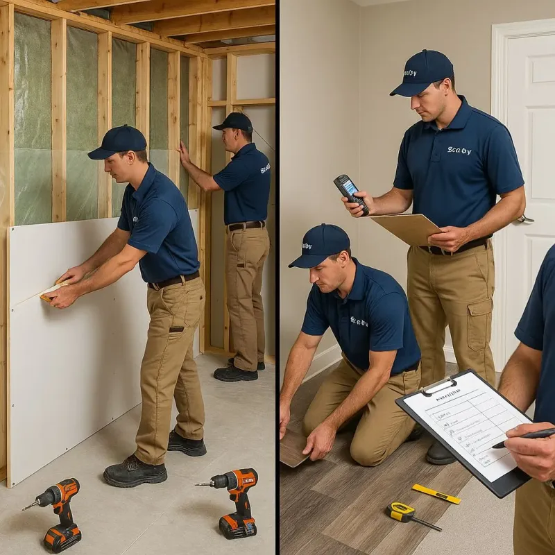 Repairs and Reconstruction process in Oak Grove, VA